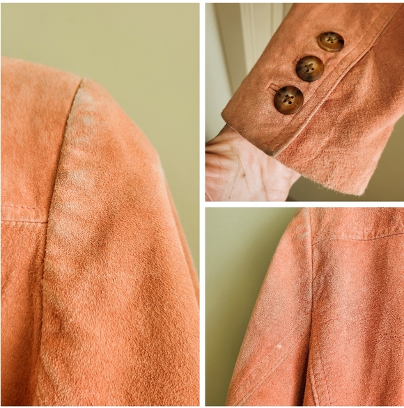 Vintage Charter Club Suede Blazer – Blush Rose Pink - Picture 8 of 9